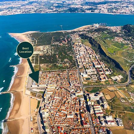Sea View & Sundown, 150M From The Beach And Surf Spots Costa de Caparica Eksteriør billede