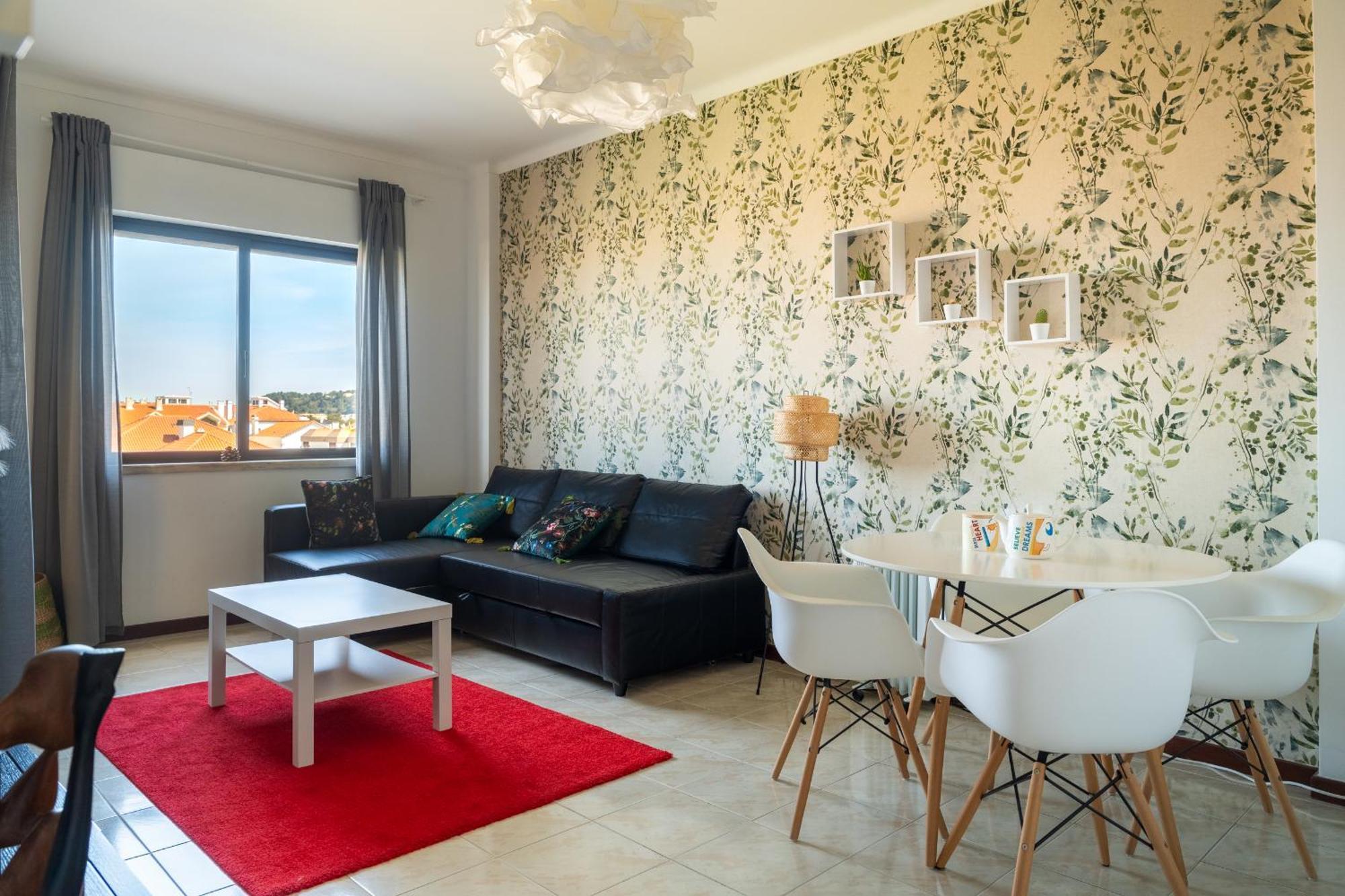 Sea View & Sundown, 150M From The Beach And Surf Spots Costa de Caparica Eksteriør billede